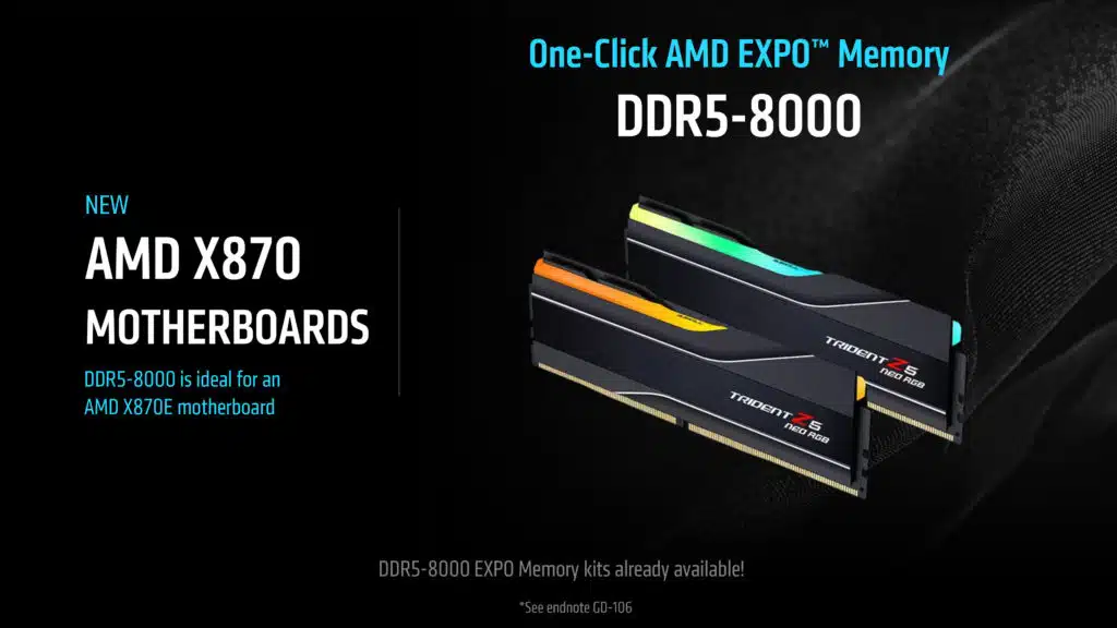 AMD Ryzen Desktop Updates September 2024 Press PDF - DDR5-8000