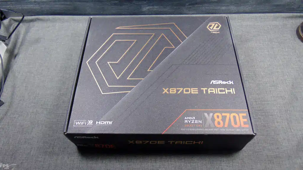 ASRock X870E Taichi Motherboard Box Front