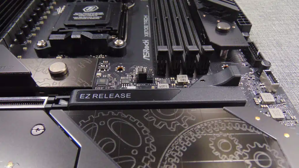 ASRock X870E Taichi Motherboard PCIe Gen5 x16 Slot EZ Release