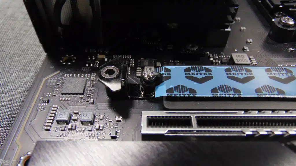 ASRock X870E Taichi Motherboard Primary Gen5 M.2 SSD Slot Quick Latch