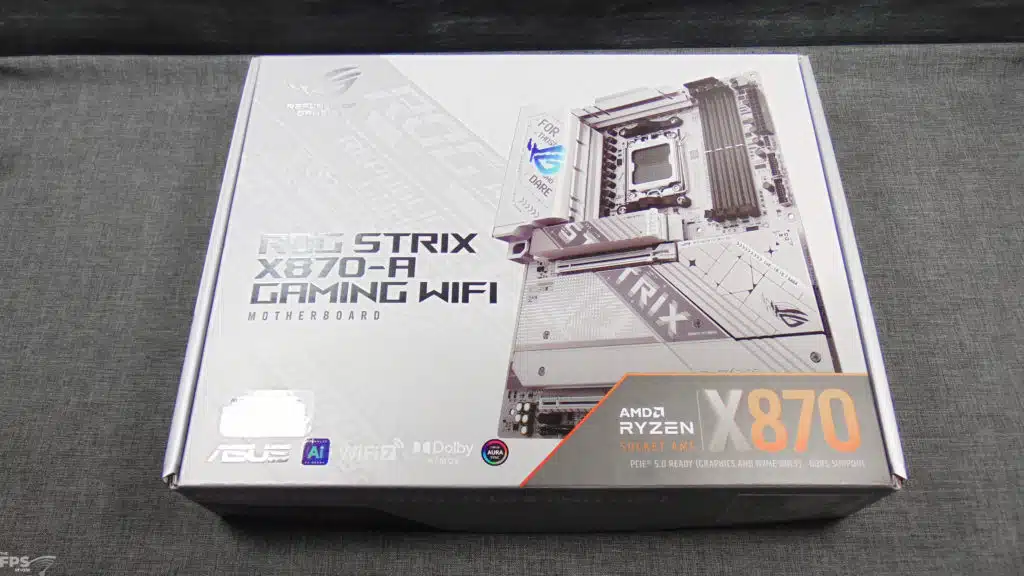 ASUS ROG STRIX X870-A GAMING WiFi Motherboard Box Front