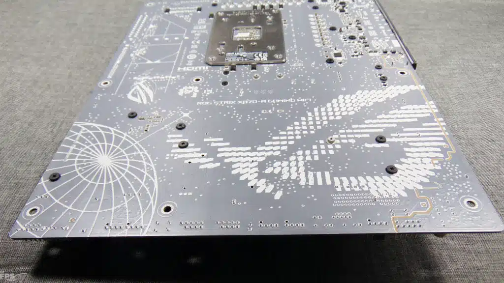ASUS ROG STRIX X870-A GAMING WiFi Motherboard Bottom View