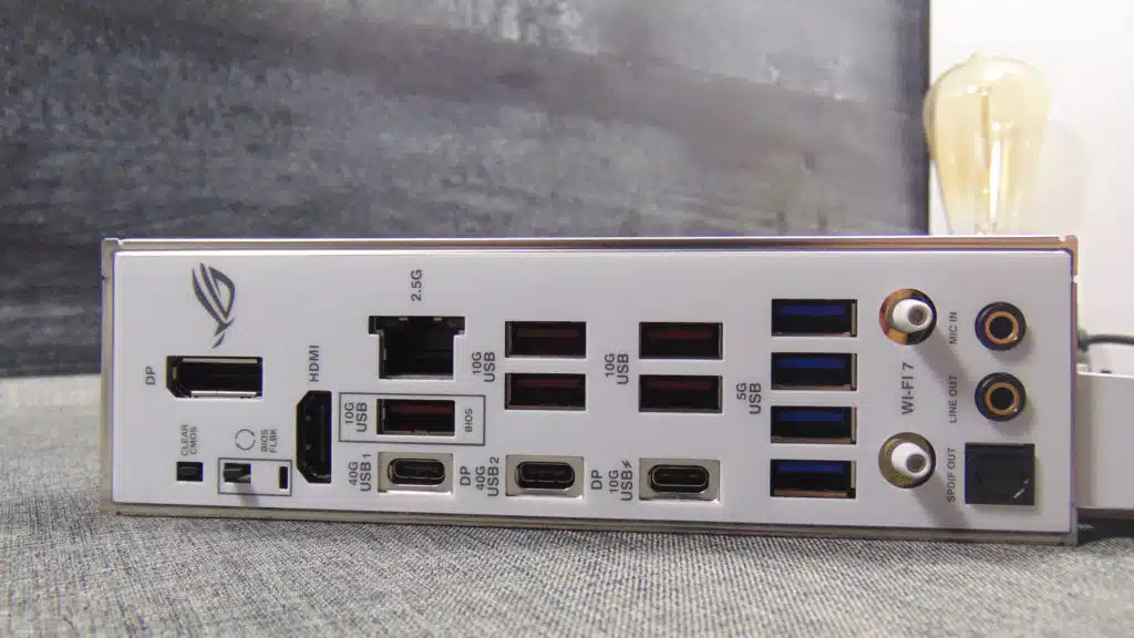 ASUS ROG STRIX X870-A GAMING WiFi Motherboard Rear I/O Bracket