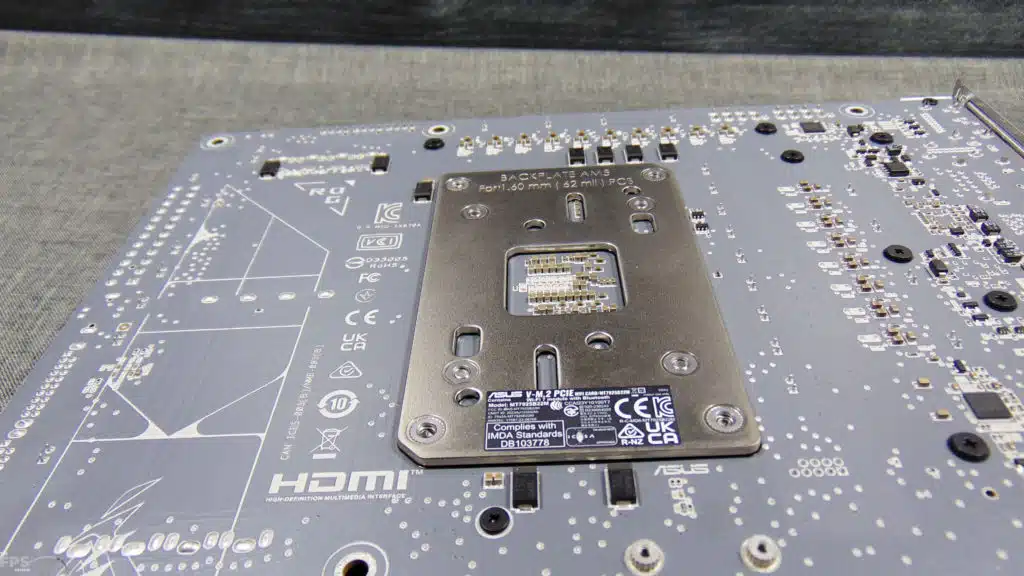 ASUS ROG STRIX X870-A GAMING WiFi Motherboard Bottom View
