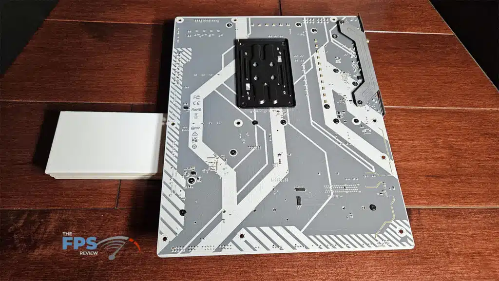 ASRock X870 Steel Legend WiFi Motherboard Back View