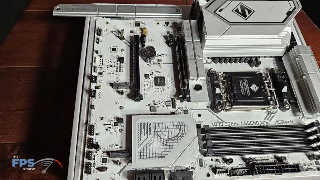 ASRock X870 Steel Legend WiFi Motherboard Chipset Heatsink