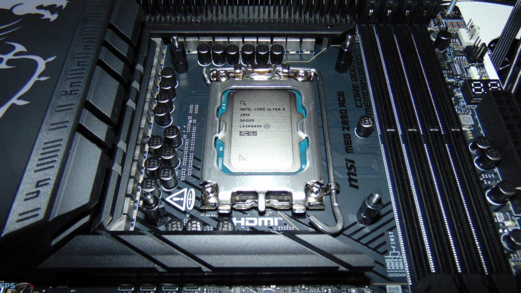Intel Core Ultra 9 285K CPU In Socket LGA1851