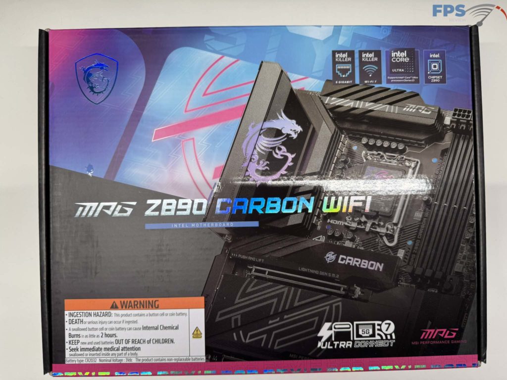 Front of box
