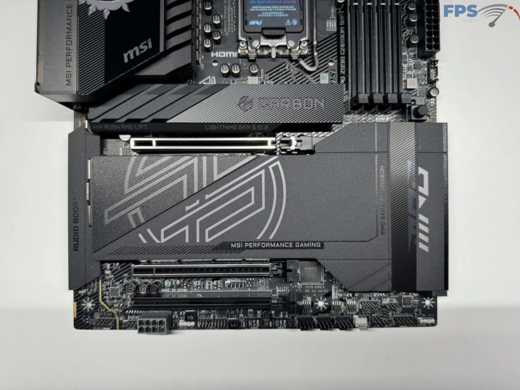 Bottom of motherboard