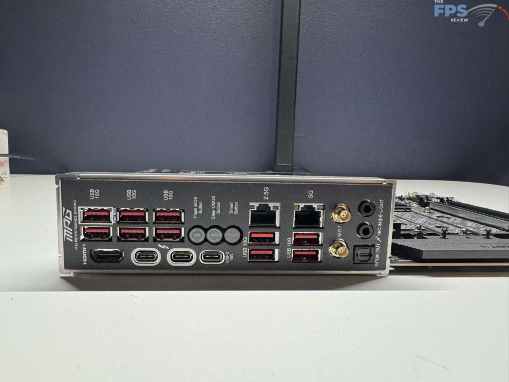 Rear I/O panel