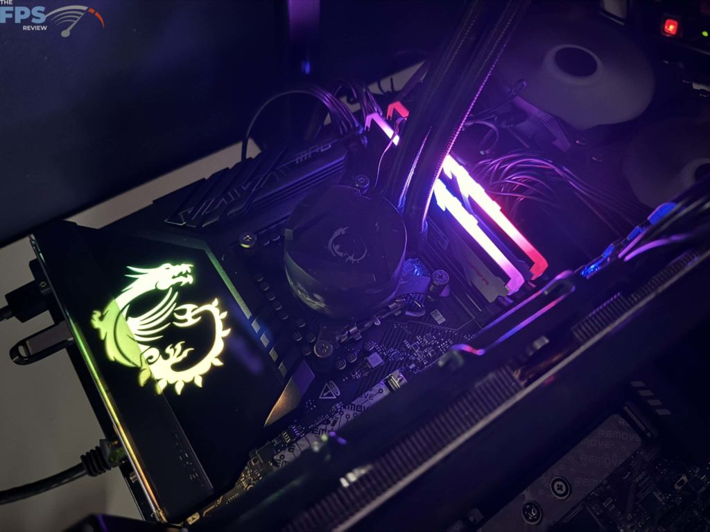 LED's in operation