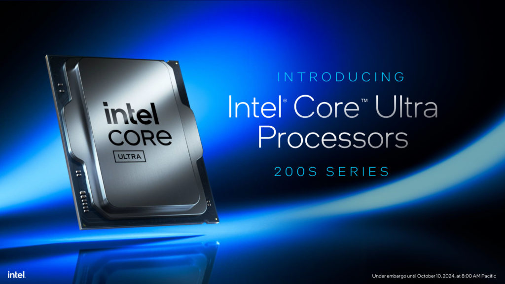 Intel Core Ultra 200S Series Processors Press Presentation