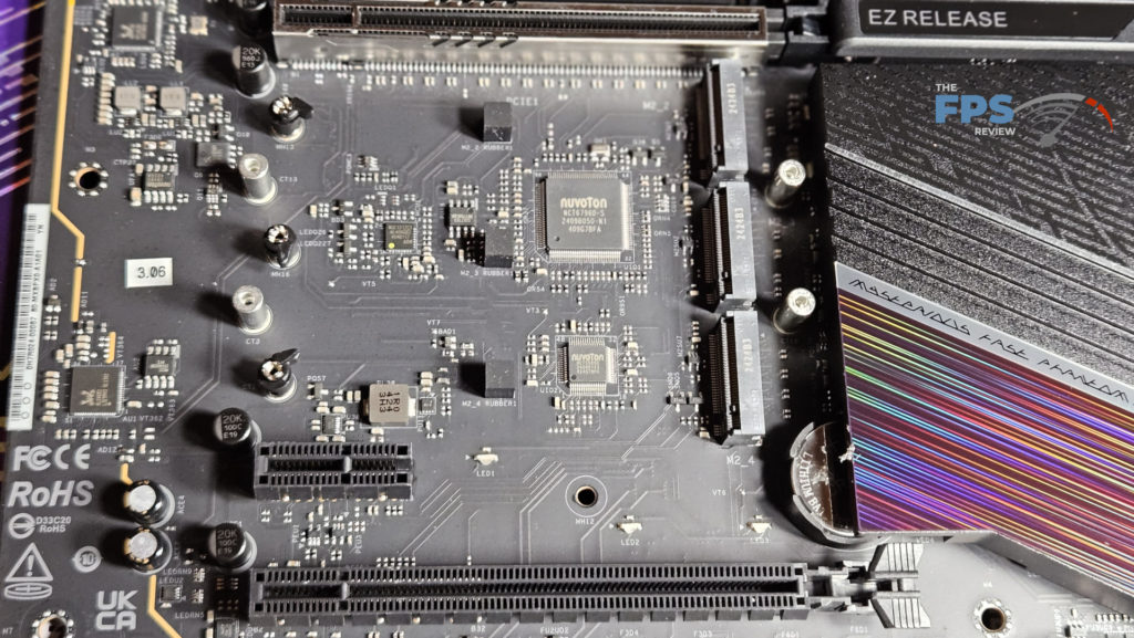 ASRock Phantom Gaming X870E NOVA WiFi motherboard: lower M.2