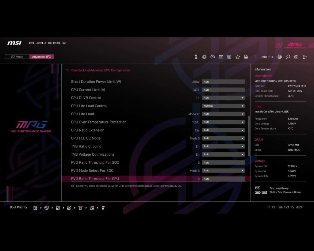 BIOS Screenshot