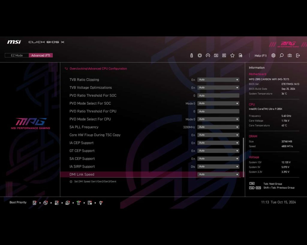 BIOS Screenshot