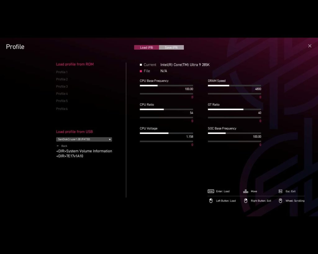 BIOS Screenshot