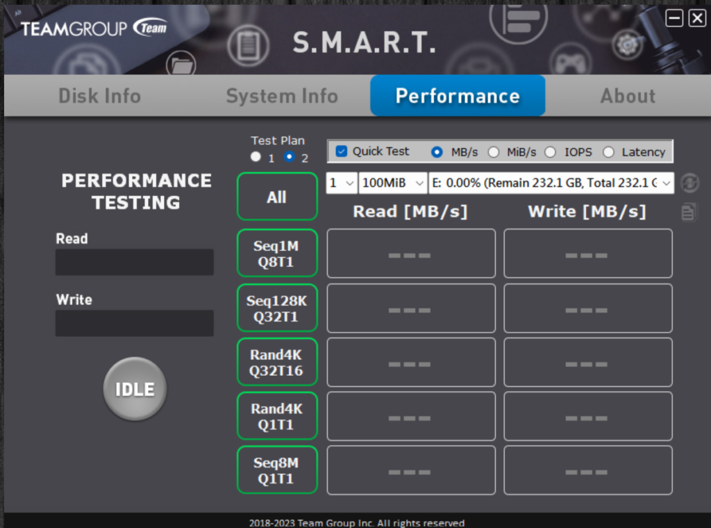 SSD S.M.A.R.T. Tool