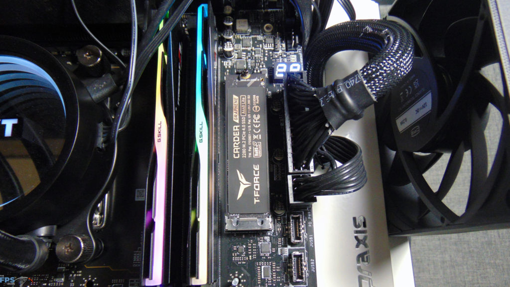 TEAMGROUP T-FORCE CARDEA A440 Lite 2TB PCIe Gen4 M.2 NVMe SSD Installed in Computer