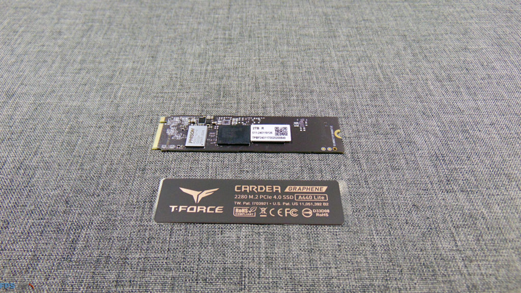 TEAMGROUP T-FORCE CARDEA A440 Lite 2TB PCIe Gen4 M.2 NVMe SSD and Graphene Heatspreader