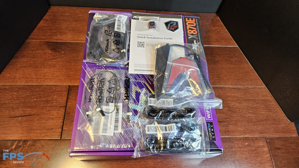 ASRock Phantom Gaming X870E NOVA WiFi motherboard: accessories