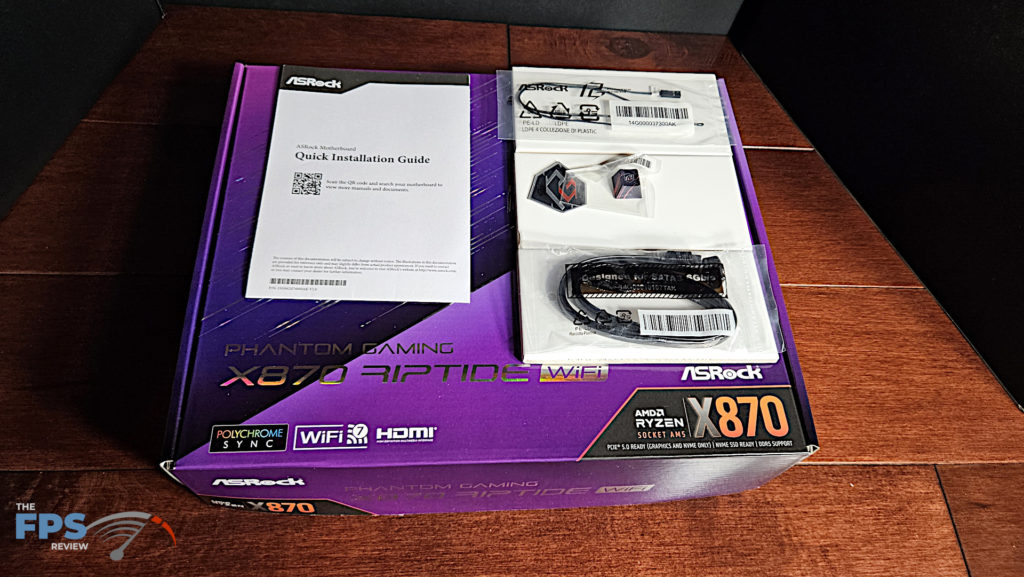 ASRock Phantom Gaming X870 RIPTIDE WiFi: accessories