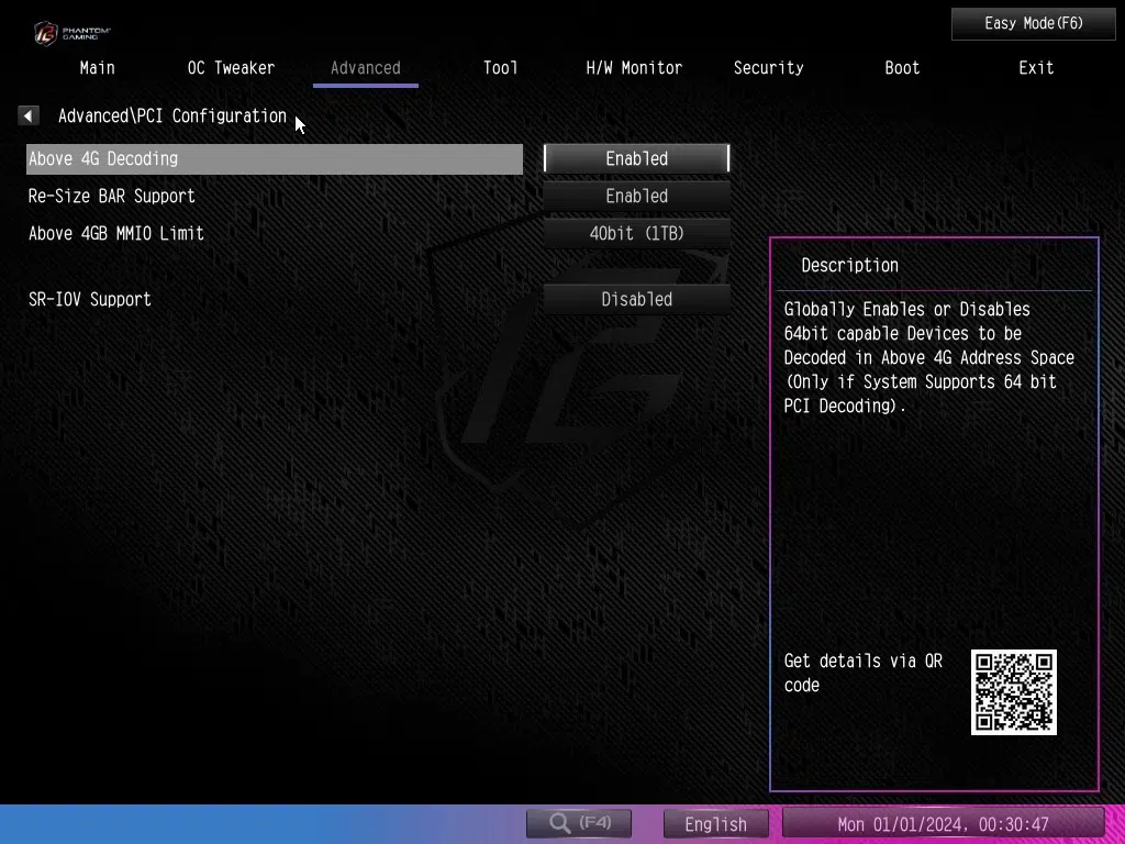 ASRock Phantom Gaming X870 RIPTIDE WiFi: BIOS