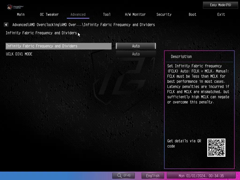 ASRock Phantom Gaming X870 RIPTIDE WiFi: BIOS