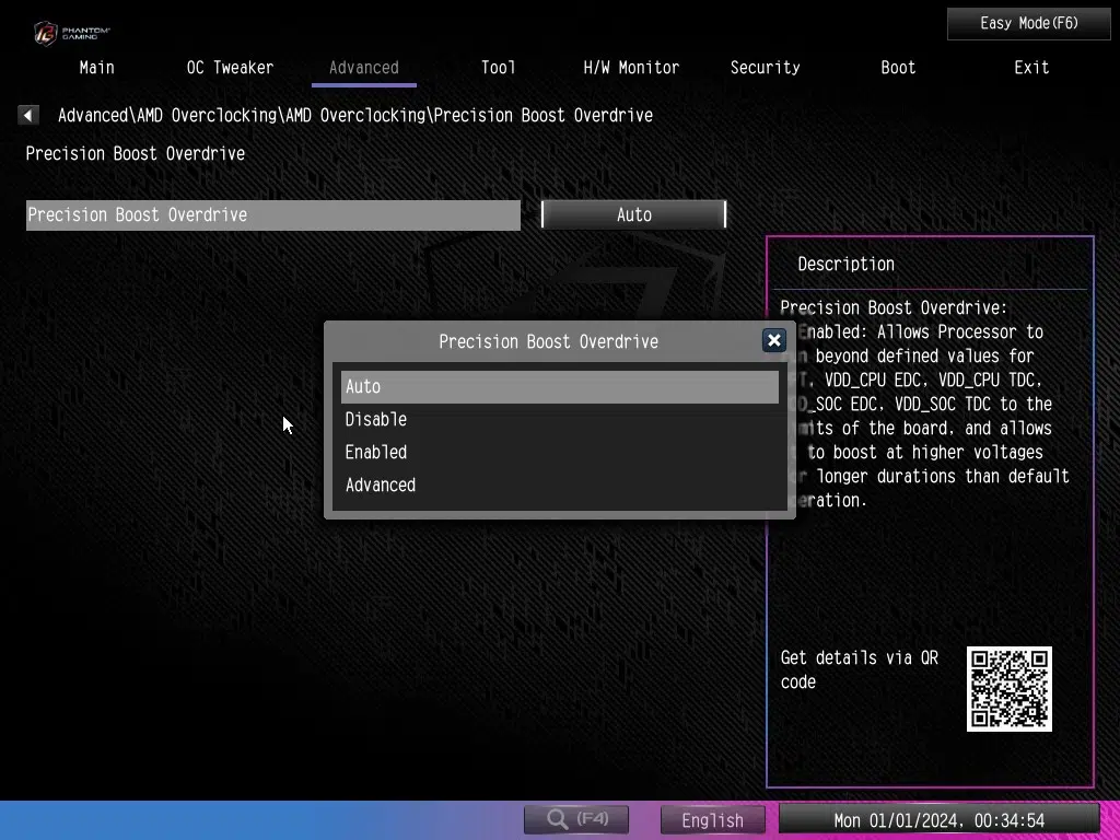 ASRock Phantom Gaming X870 RIPTIDE WiFi: BIOS