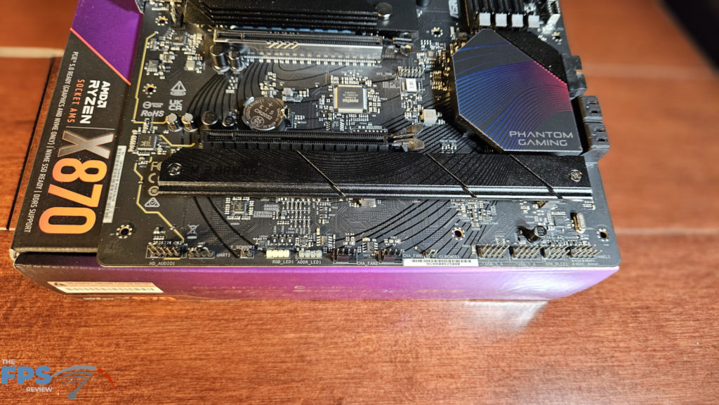 ASRock Phantom Gaming X870 RIPTIDE WiFi: bottom row