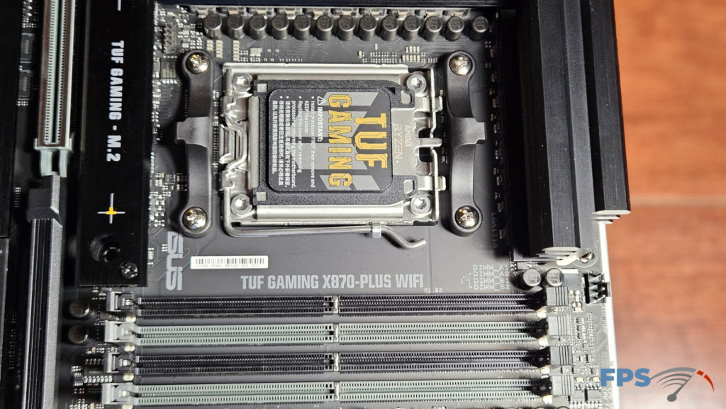 ASUS TUF GAMING X870-Plus WiFi motherboard: CPU socket
