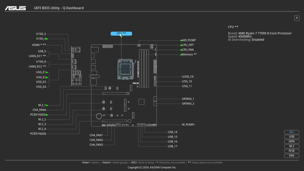 ASUS TUF GAMING X870-Plus WiFi motherboard: BIOS Screenshot