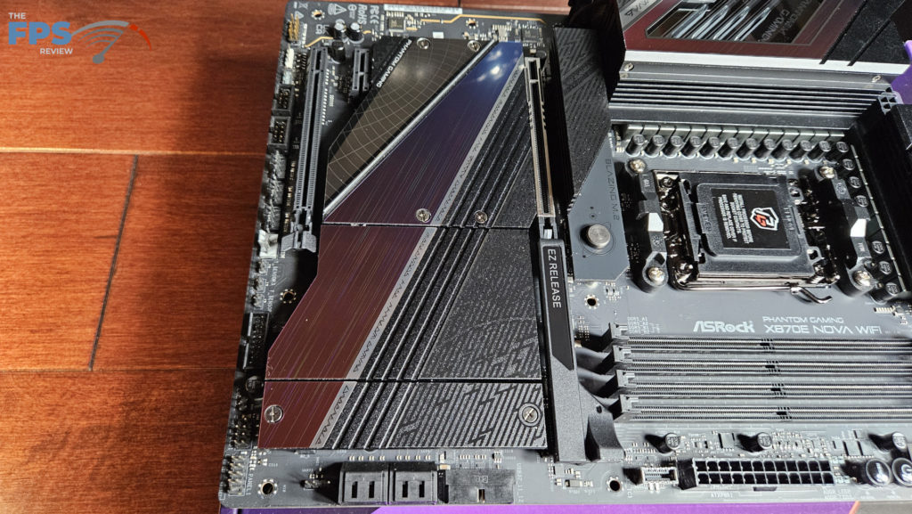 ASRock Phantom Gaming X870E NOVA WiFi motherboard: expansion