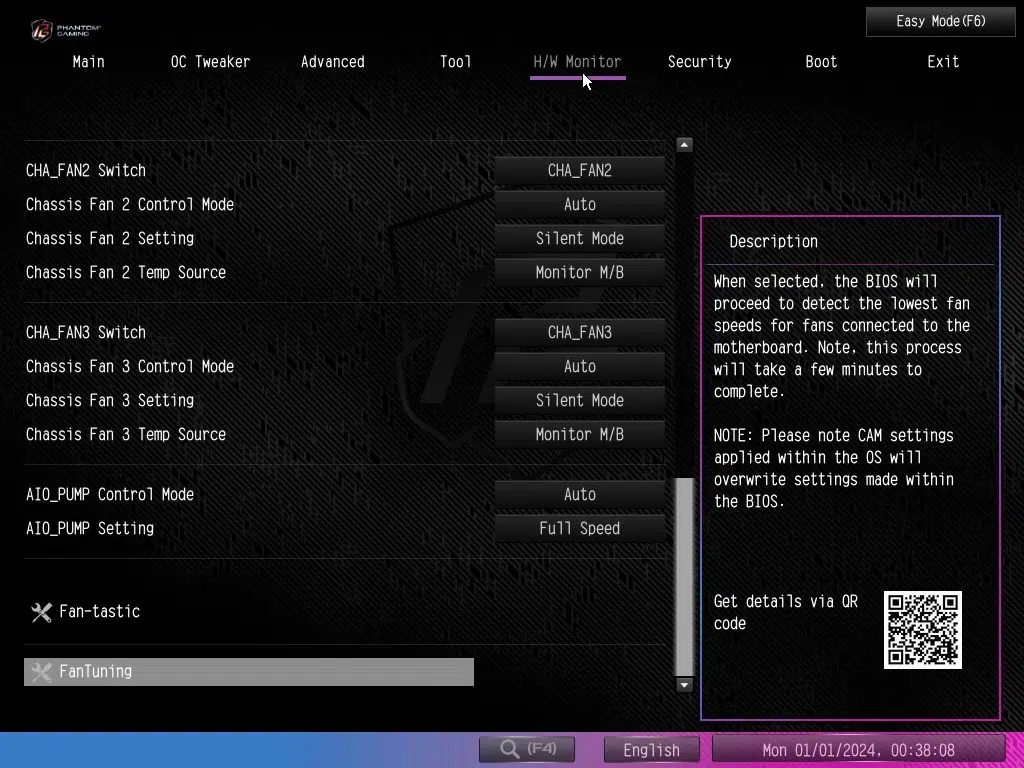 ASRock Phantom Gaming X870 RIPTIDE WiFi: BIOS