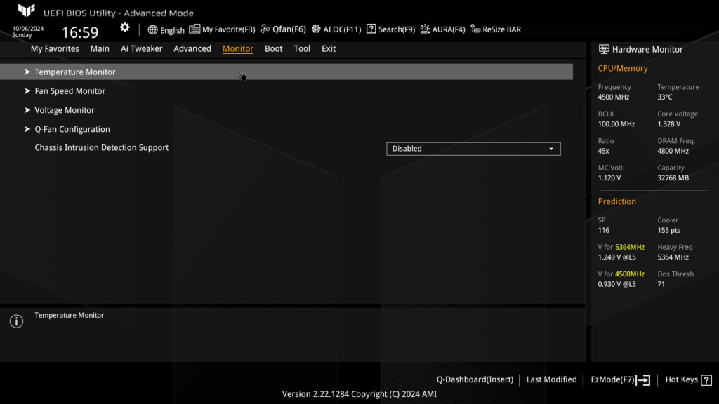 ASUS TUF GAMING X870-Plus WiFi motherboard: BIOS Screenshot