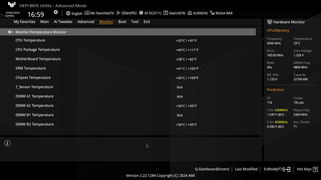 ASUS TUF GAMING X870-Plus WiFi motherboard: BIOS Screenshot