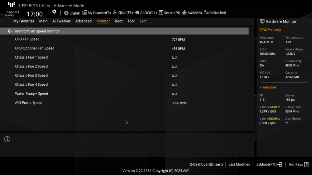ASUS TUF GAMING X870-Plus WiFi motherboard: BIOS Screenshot