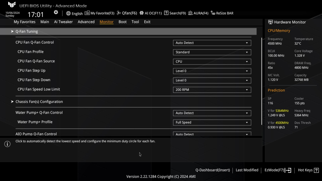 ASUS TUF GAMING X870-Plus WiFi motherboard: BIOS Screenshot