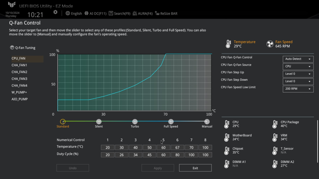 ASUS TUF GAMING X870-Plus WiFi motherboard: BIOS Screenshot