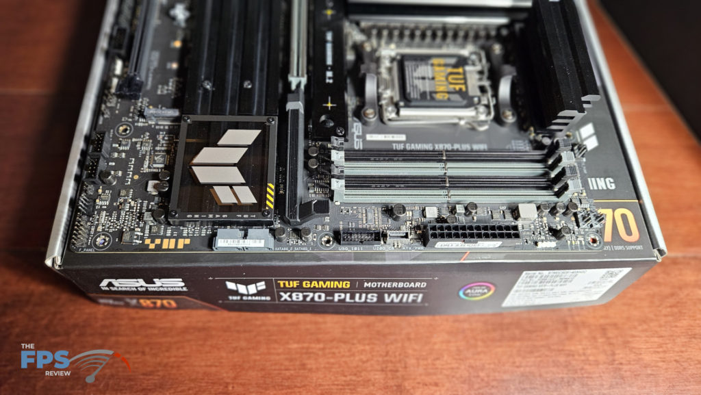 ASUS TUF GAMING X870-Plus WiFi motherboard: right side I/O