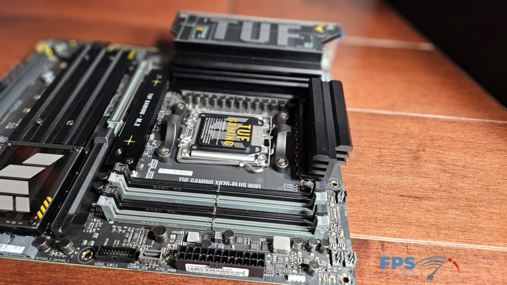 ASUS TUF GAMING X870-Plus WiFi motherboard: VRMs