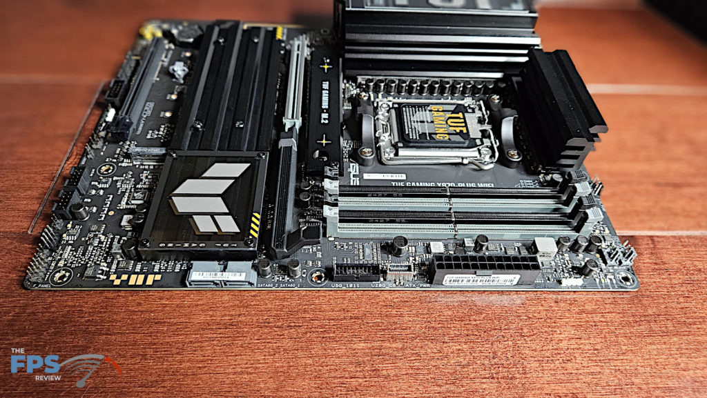ASUS TUF GAMING X870-Plus WiFi motherboard: VRM, right side I/O