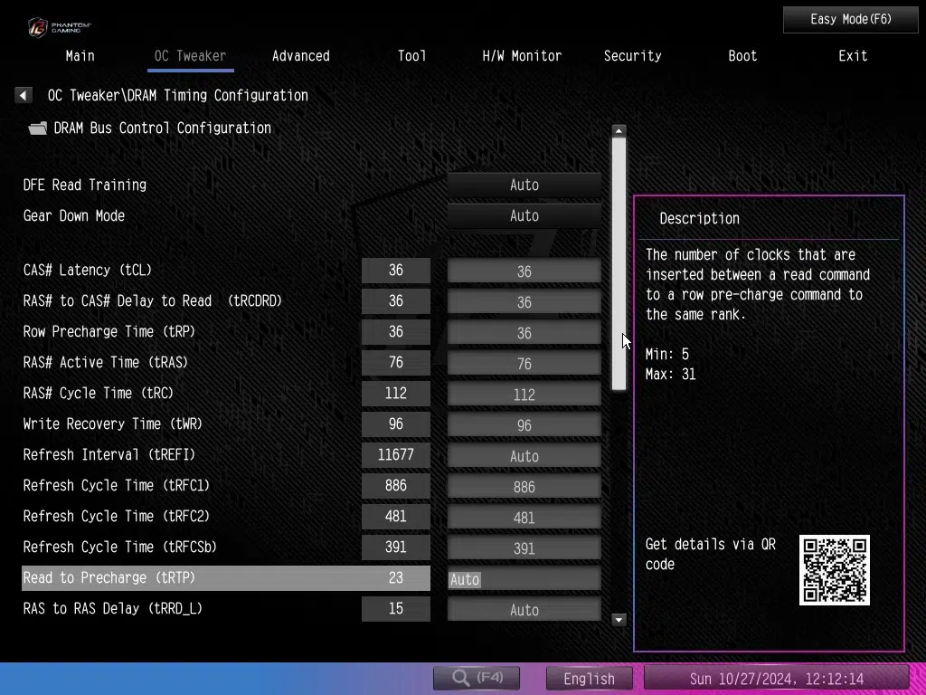 ASRock Phantom Gaming X870E NOVA WiFi motherboard: BIOS screenshot