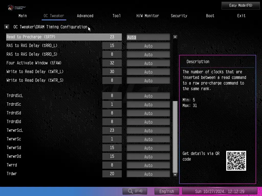 ASRock Phantom Gaming X870E NOVA WiFi motherboard: BIOS screenshot