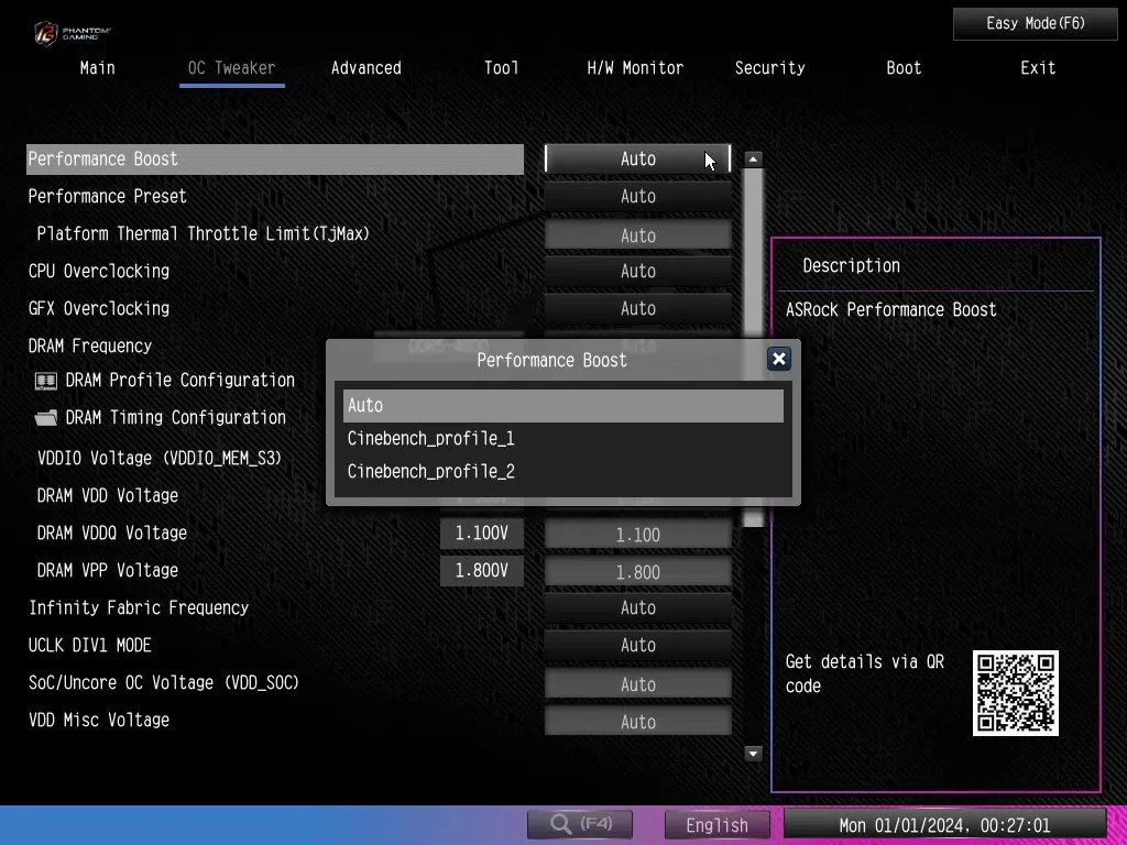 ASRock Phantom Gaming X870 RIPTIDE WiFi: BIOS