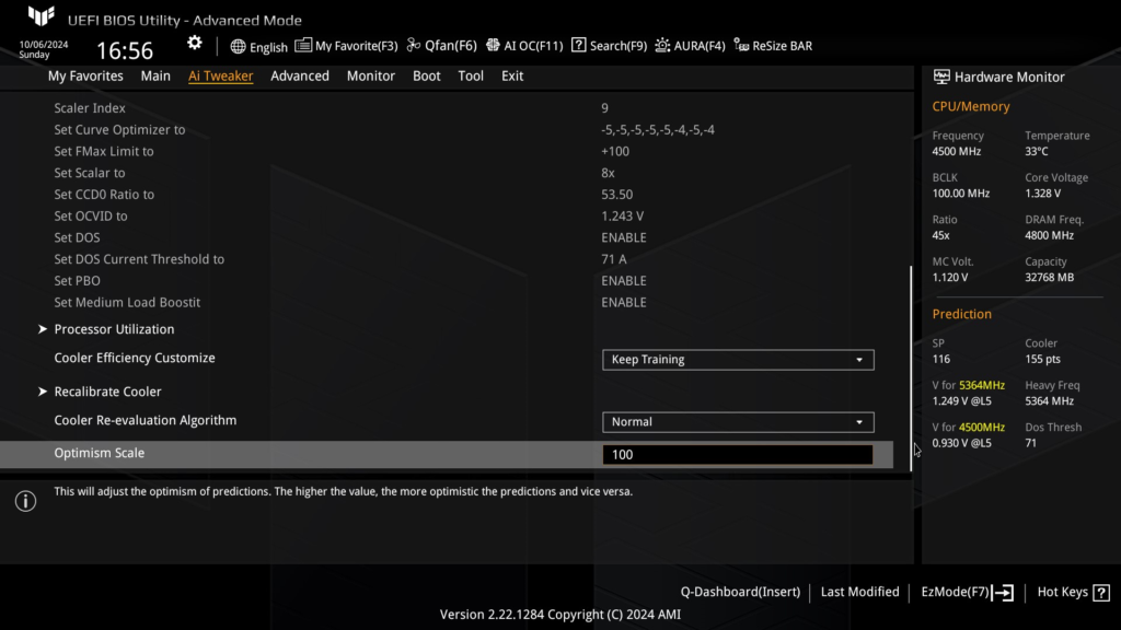 ASUS TUF GAMING X870-Plus WiFi motherboard: BIOS Screenshot