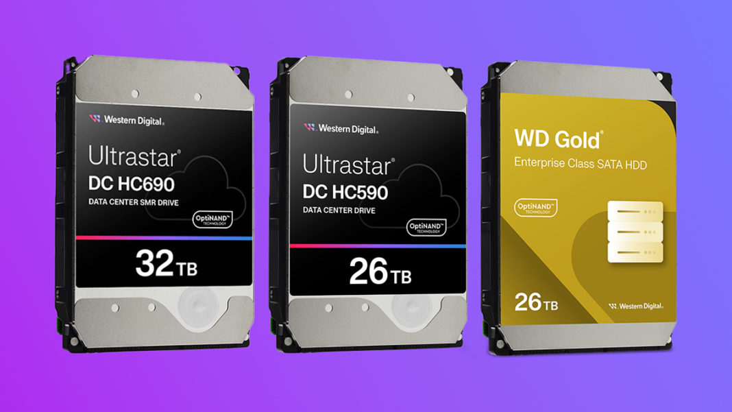 Western Digital Launches New 26 TB and 32 TB HDDs, including WD Gold 26 ...