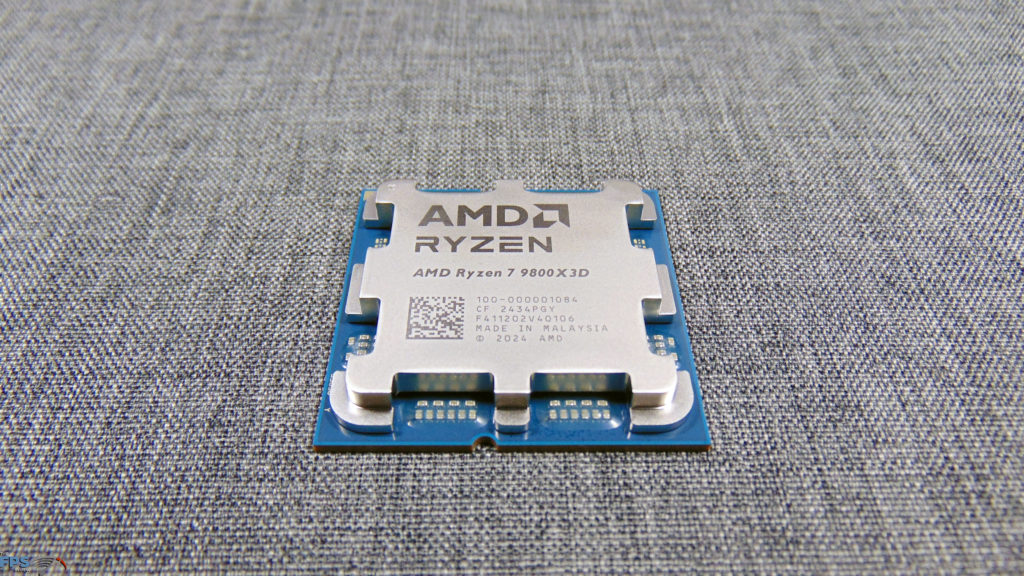 AMD Ryzen 7 9800X3D CPU Closeup Top View