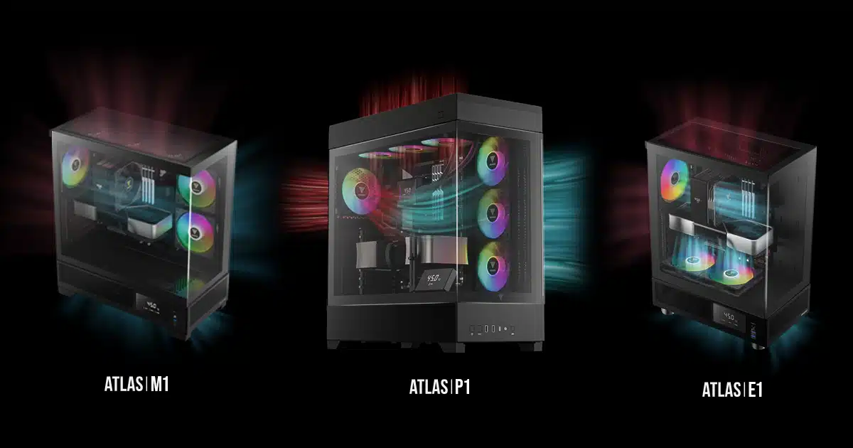 GAMIDAS Introduces ATLAS 1st Series PC Cases with Dual-Side Tempered ...