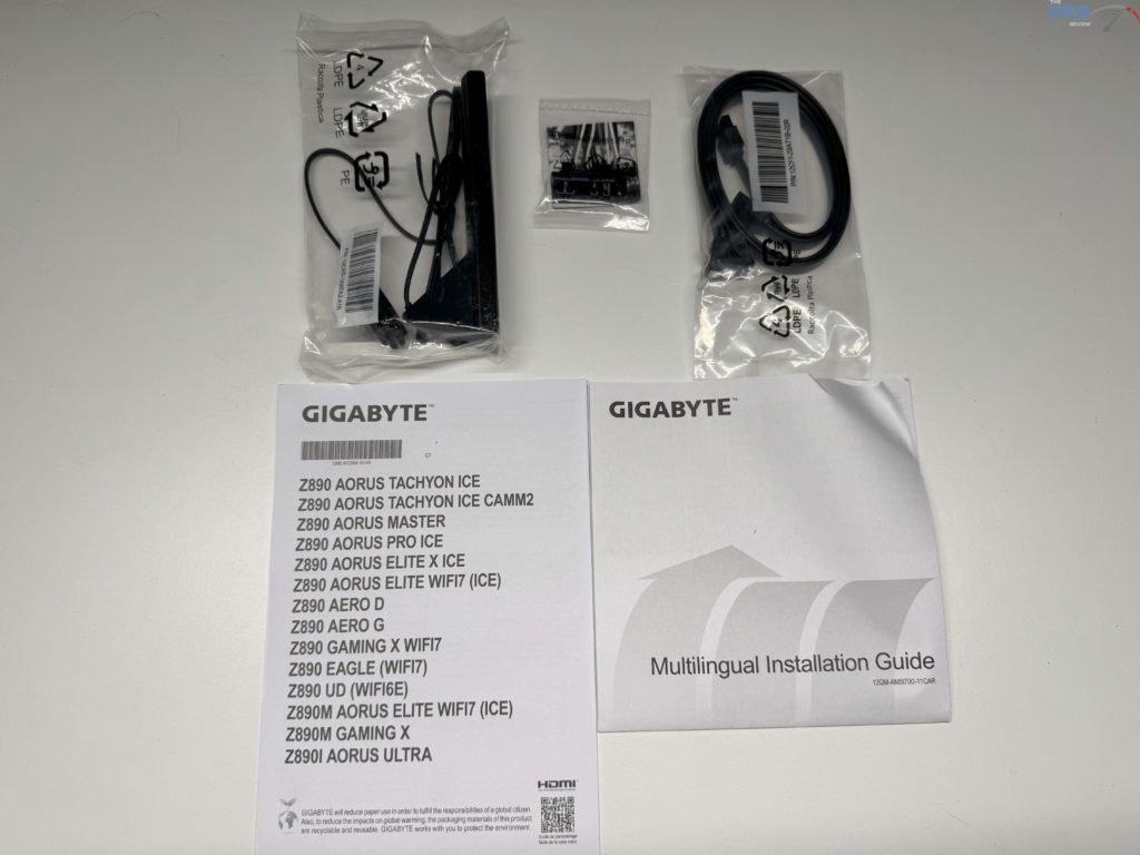 Contents of box