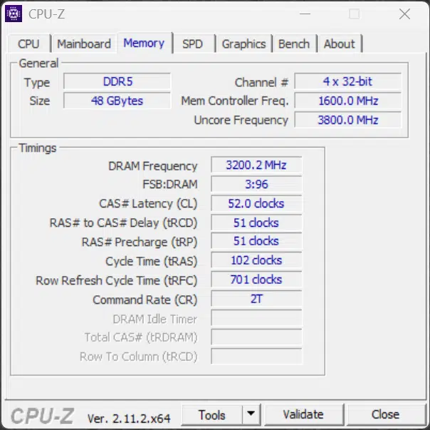 CPU-Z Screenshot
